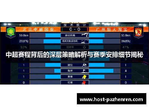 中超赛程背后的深层策略解析与赛季安排细节揭秘 中超赛程背后的深层策略解析与赛季安排细节揭秘