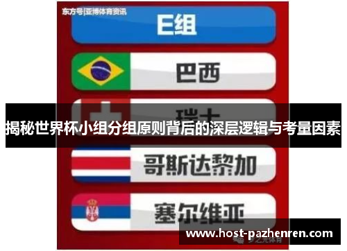 揭秘世界杯小组分组原则背后的深层逻辑与考量因素